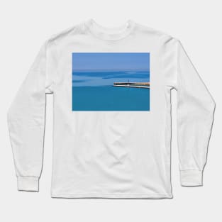 Piering Out Onto Lake Huron Long Sleeve T-Shirt